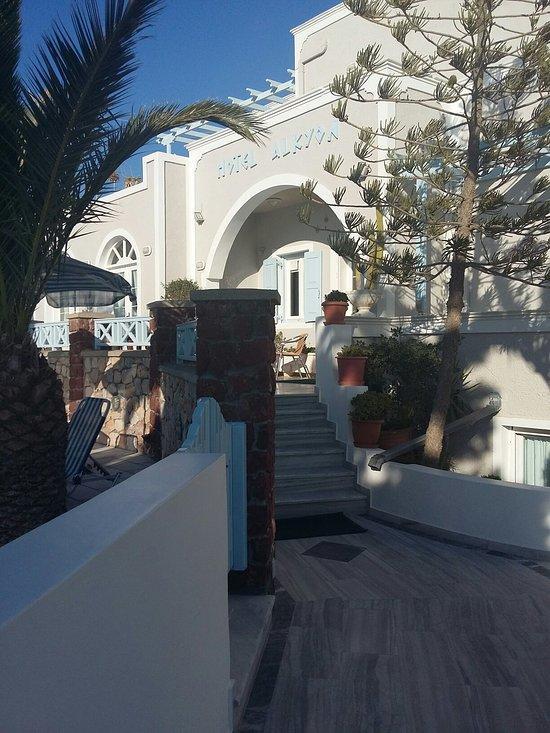 Alkyon Hotel Kamari  Bagian luar foto