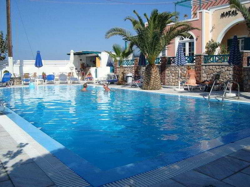 Alkyon Hotel Kamari  Bagian luar foto
