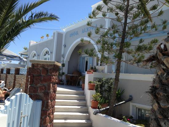 Alkyon Hotel Kamari  Bagian luar foto