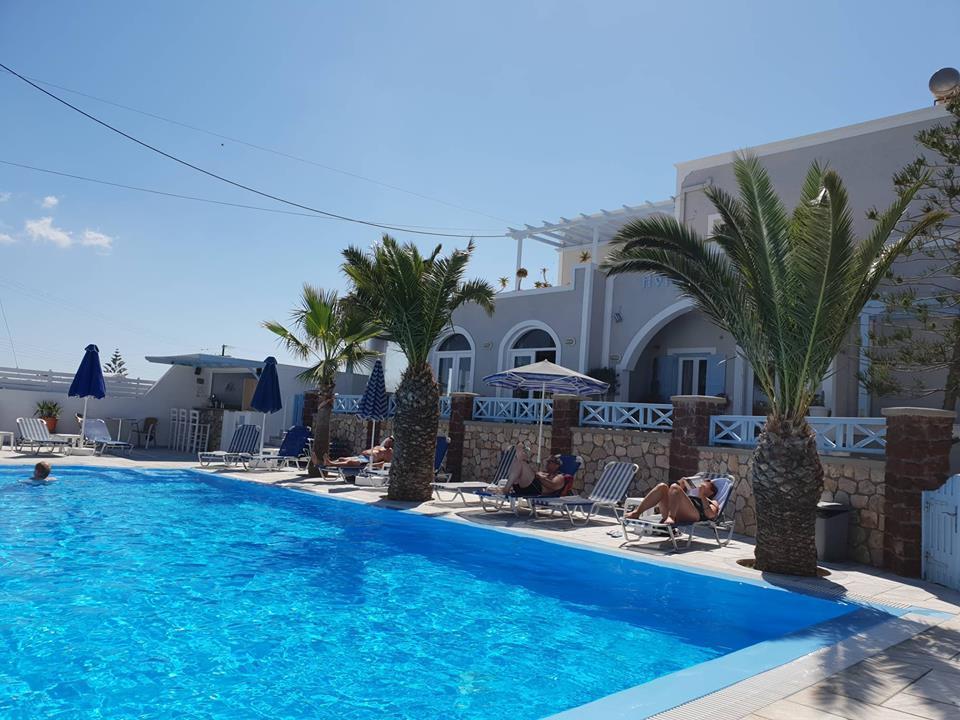 Alkyon Hotel Kamari  Bagian luar foto